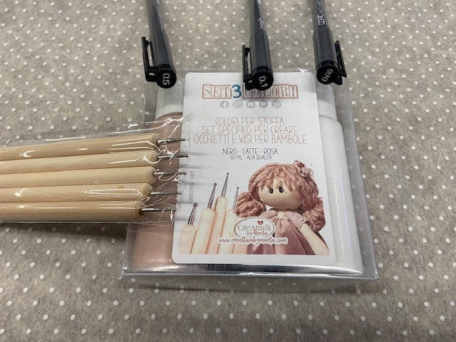 kit completo per la realizzazione dei visi