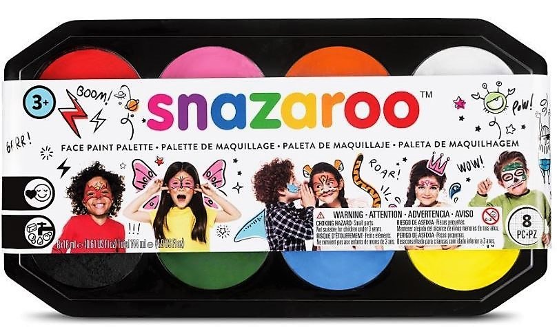 Kit Face Paint Palette - tavolozza 8 colori da 18 ml 1172015