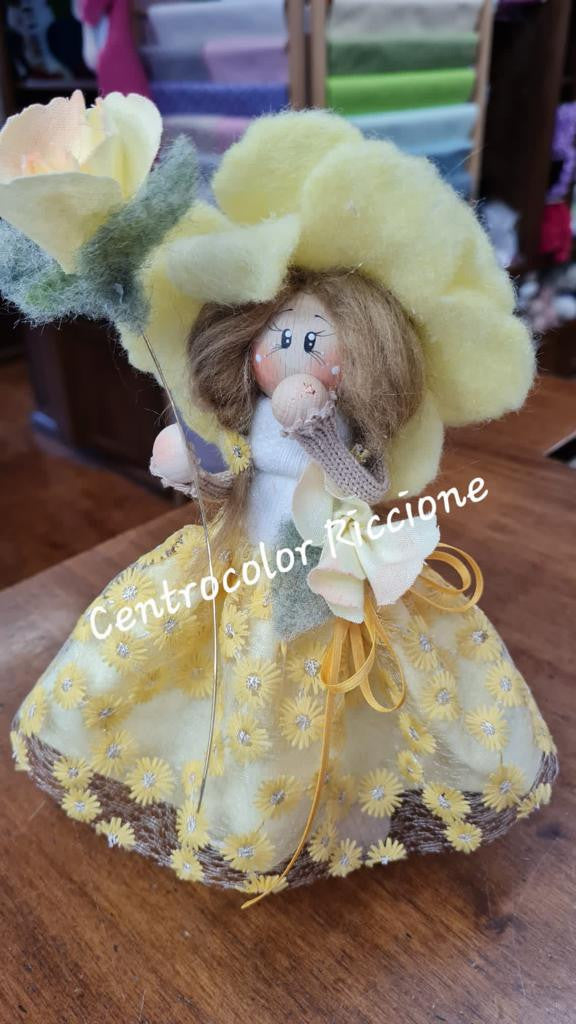 CARTAMODELLO  Lady fata Peonia
