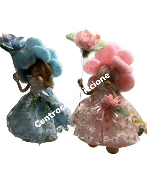 CARTAMODELLO  Lady fata Peonia