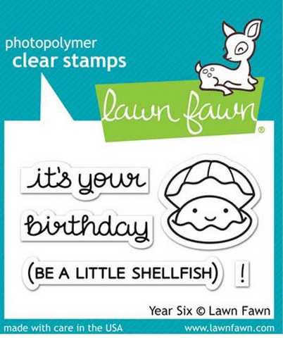 LF1050 Clear Stamps - Year Six