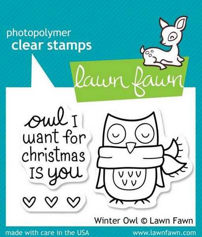 LF434 Clear Stamps - Winter Owl