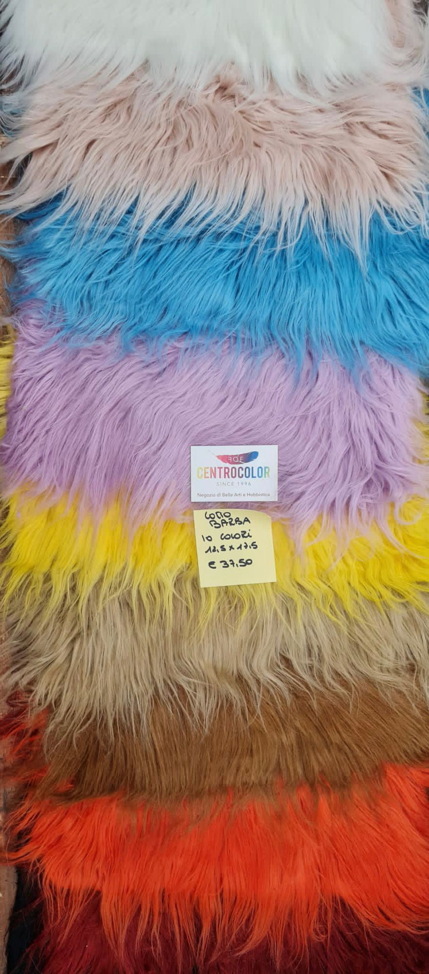 Lotto barba 10 colori  12,5x17,5