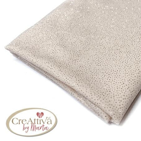 LYCRA POLVERE DI STELLE GLITTER 50X35 CIRCA CIPRIA