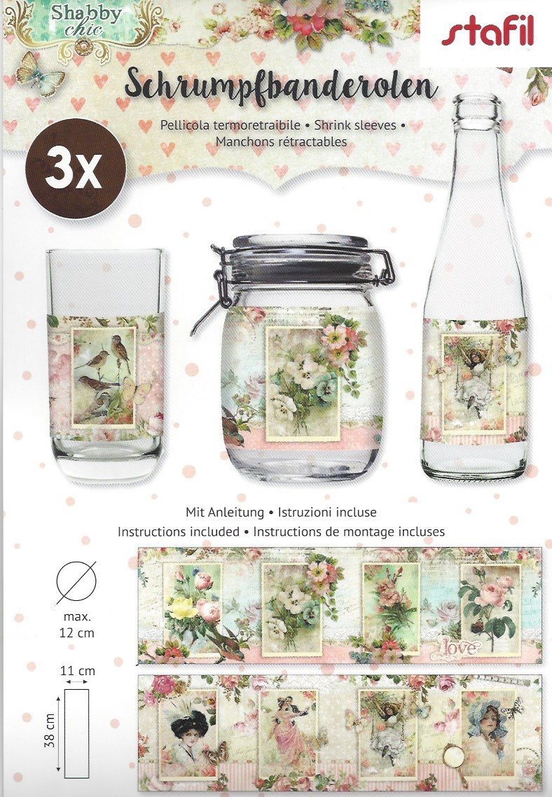 Pellicola termoretraibile 3x - Shabby Chic 441