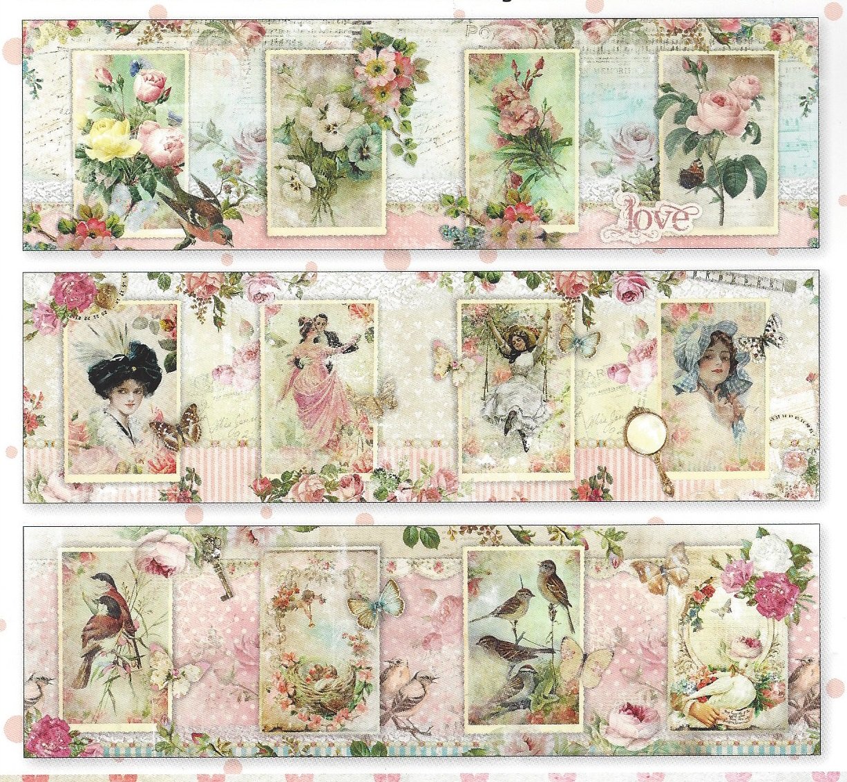 Pellicola termoretraibile 3x - Shabby Chic 441