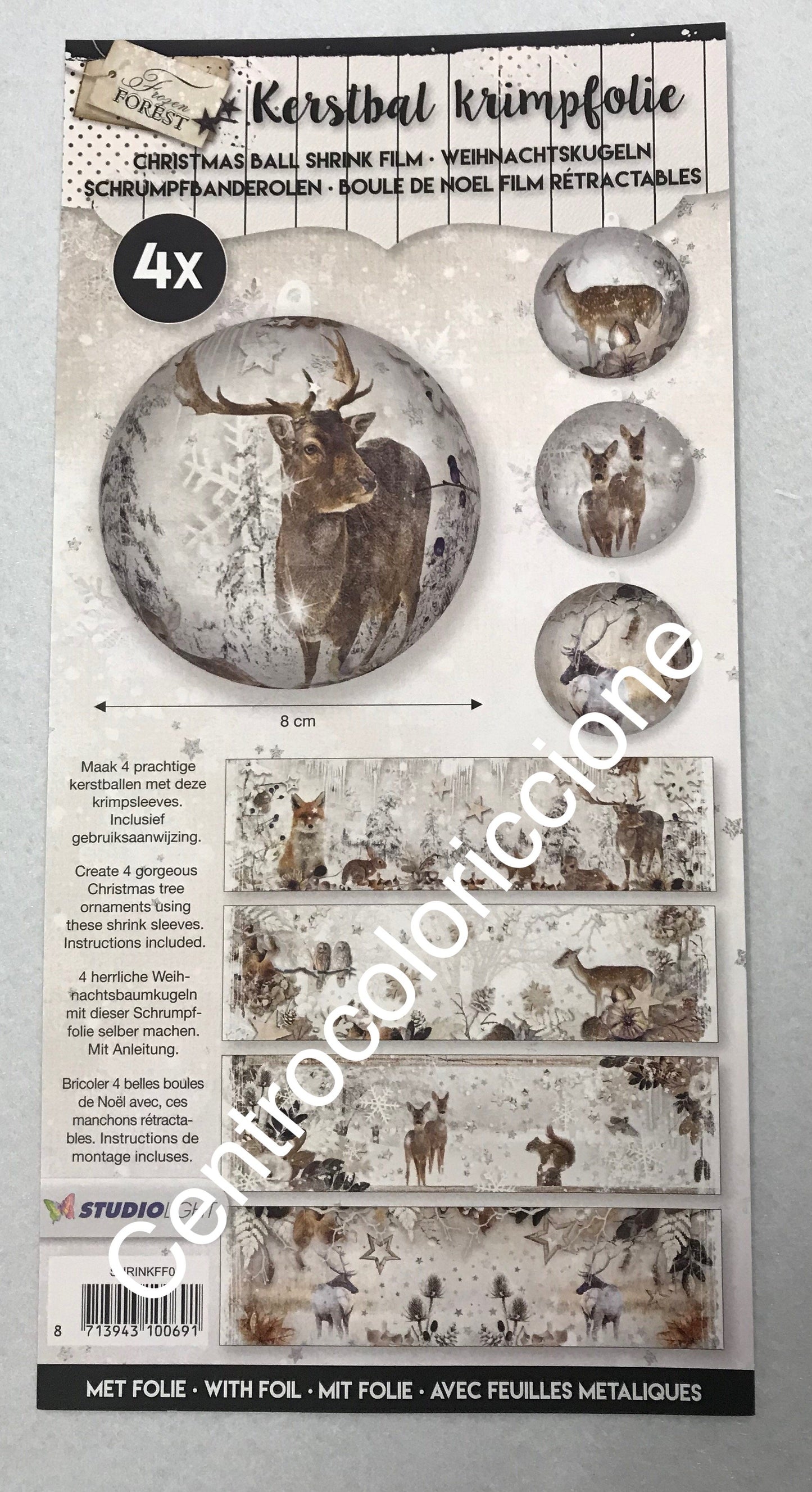 Pellicola termoretraibile foresta innevata 011