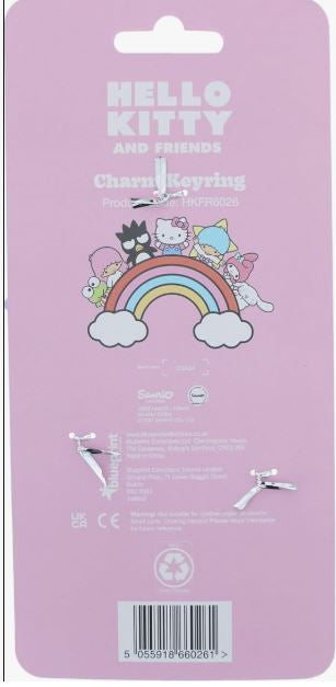 Portachiavi con ciondolo a forma di Hello Kitty