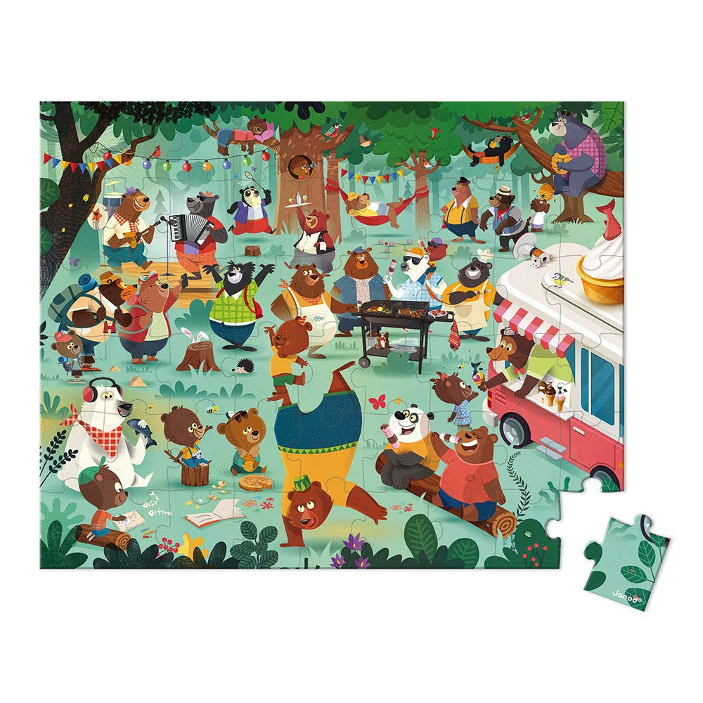 Puzzle Janod Famiglia Orsi 54 pz. 02668 +5 anni