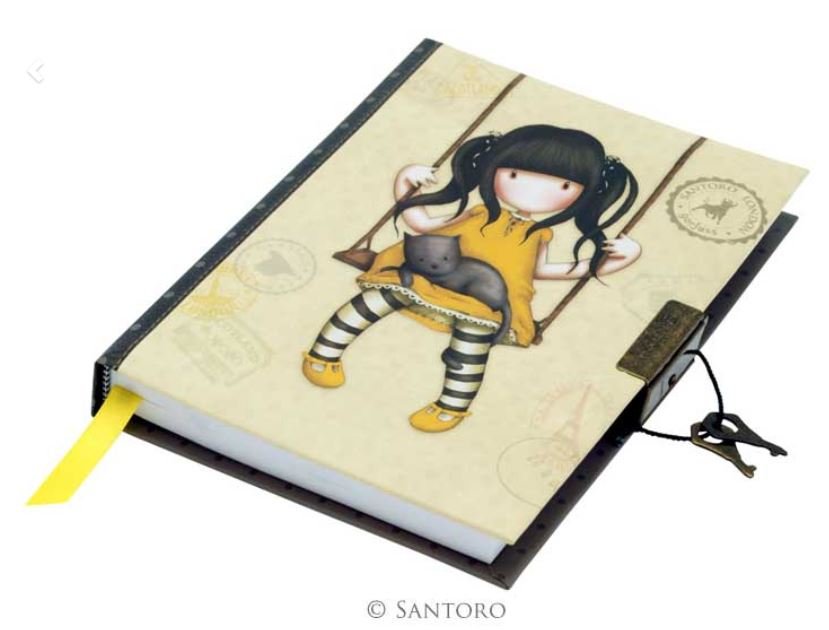 Quaderno Segreto Gorjuss Lockable Journal Ruby - 577GJ05