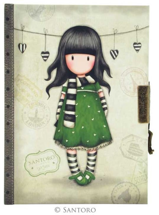 Quaderno Segreto Gorjuss Lockable Journal The Scarf - 577GJ08