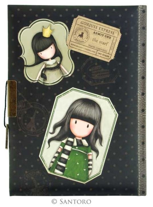 Quaderno Segreto Gorjuss Lockable Journal The Scarf - 577GJ08