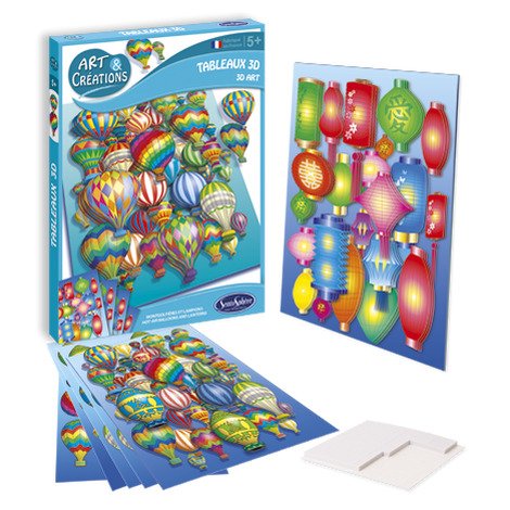 Tableaux 3D "Mongolfiere"- 2023 - 5- 99 anni