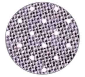 Rotolo in juta, a pois Lilla  (h)10cm x 9 mt