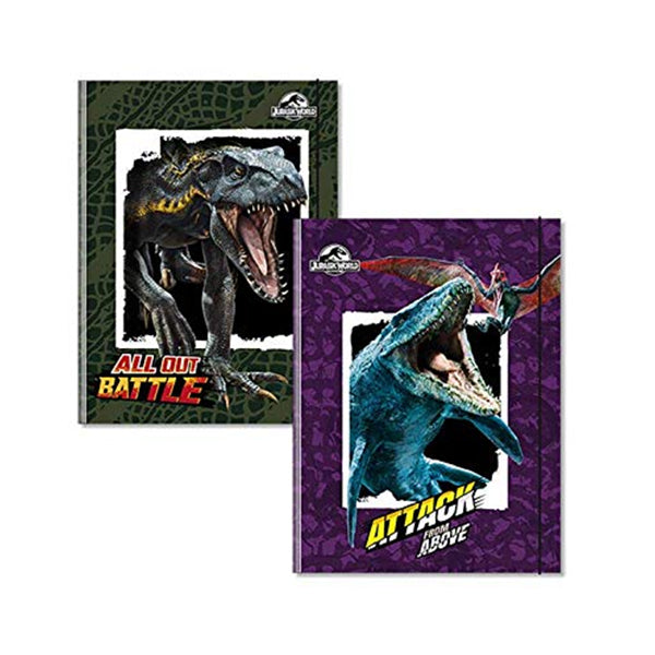 Set 2 Cartelline portadocumenti Jurassic World