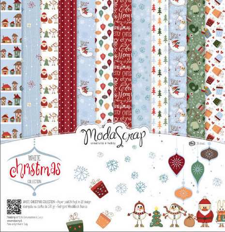 SET CARTA MS 15x15 white christmas cf.24 fg. (MSA15AWC)