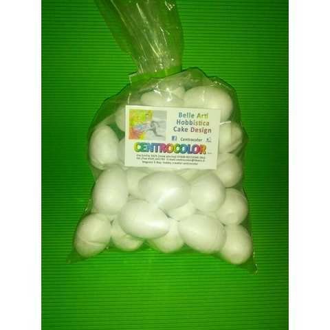 Set polistirolo UOVO H 10 – diam. 7 - 18 pz