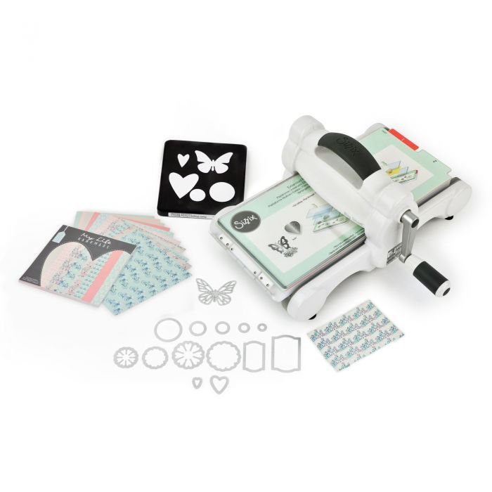 Sizzix Big Shot in Starter Kit con carta stoffa e fustelle 661545