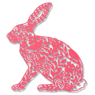 Sizzix Thinlits Die - Wild Rabbit- 661689