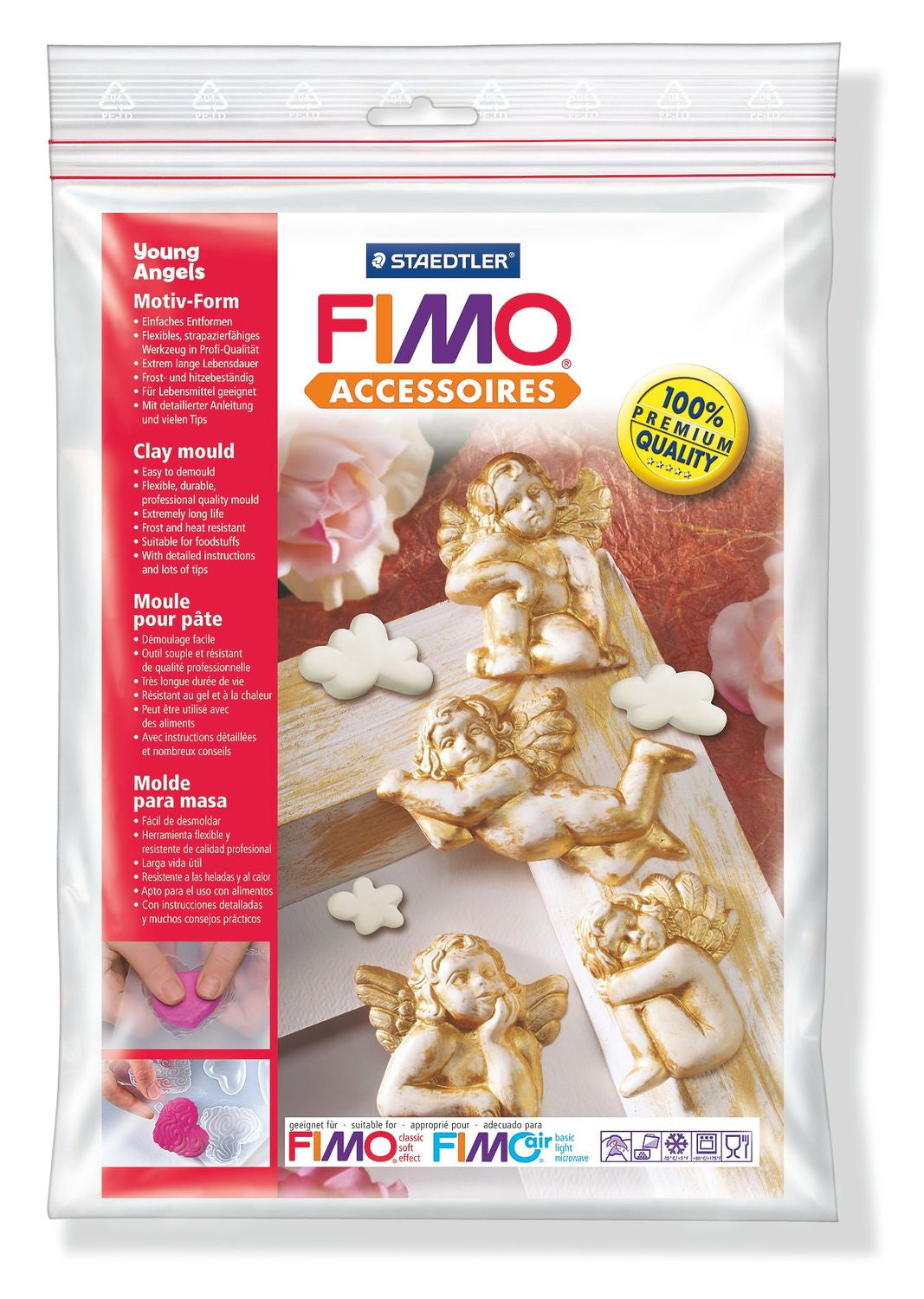 Stampo da colaggio FIMO Angioletti 874227