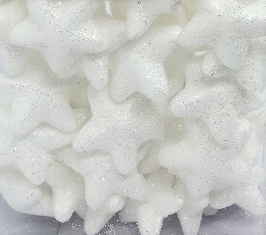 Stelle decorative di ovatta - Diametro 3 cm - 93DEC106-3