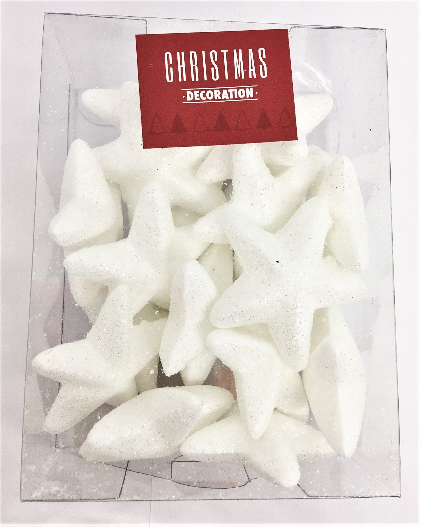 Stelle decorative di ovatta - Diametro 5 cm - 93DEC106-5