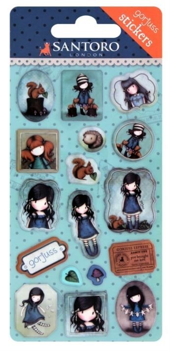 Stickers Gorjuss di Santoro - 680GJ03 You Brought Me Love