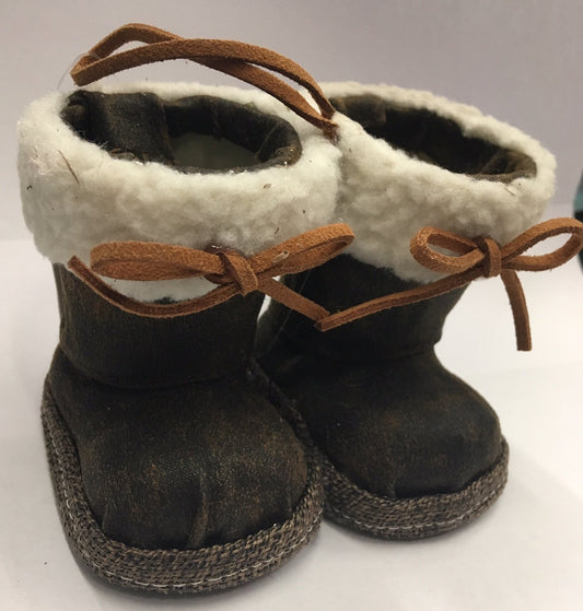 Stivali effetto cuoio 7 x 8 cm. 86DEC029