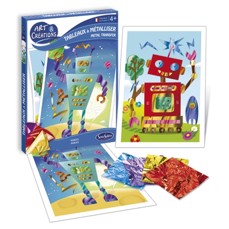 Tableaux à Mètalliser "Robot"- 3110 -4- 99 anni