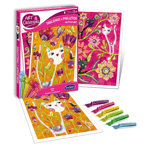 Tableaux à Pailleter "Cats"- 2075 -5- 99 anni