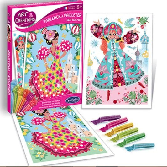 Tableaux à Pailleter SentoSphère Ballerine del mondo 2076