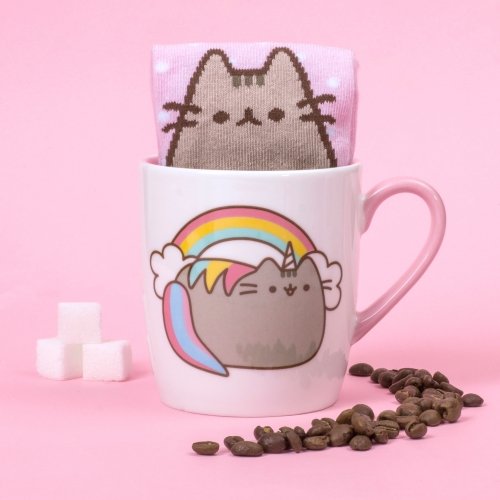 Tazza da tè e calze Pusheen - Unicorn - PUSHSMUNI