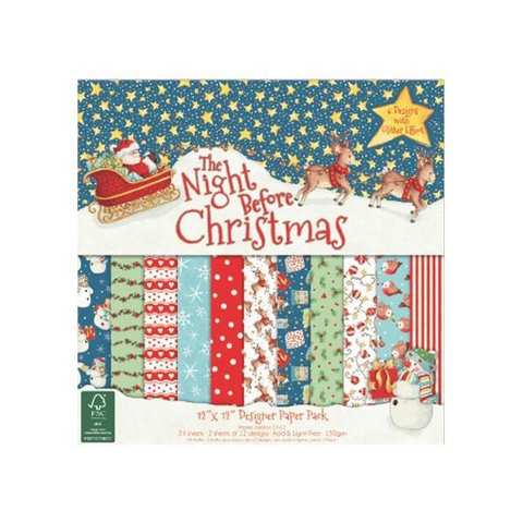 The Night Before Christmas HCPAP001X15 30x30cm (12"x12")