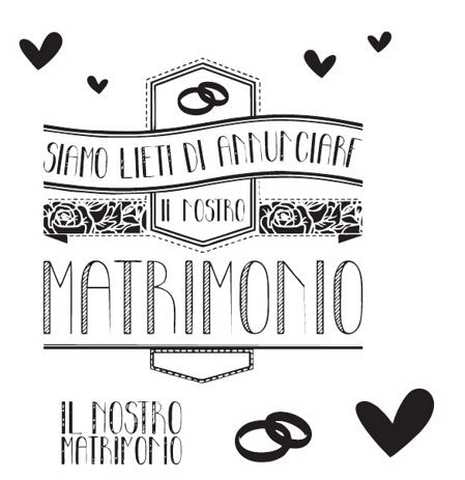 Timbro annuncio matrimonio 003 (MSTC2-003)