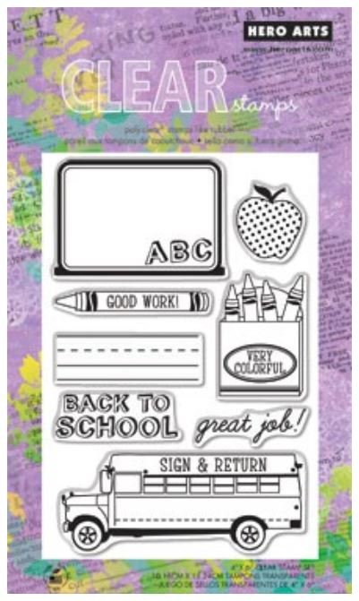 Timbro HERO ARTS - Scuola - CL568