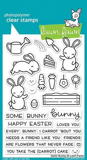 Timbro Lawn Fawn - Coniglietti Buona Pasqua - LF1587