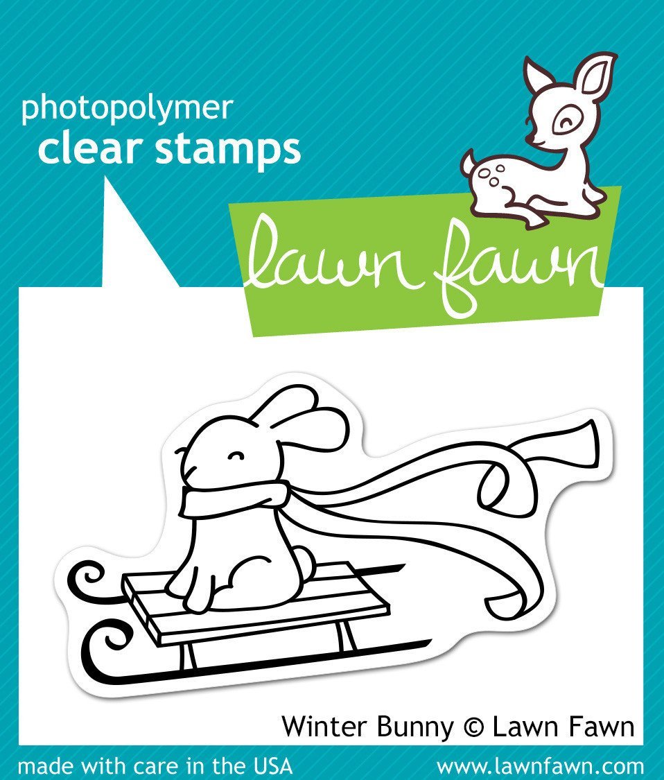 Timbro Lawn Fawn - Coniglio invernale - LF327