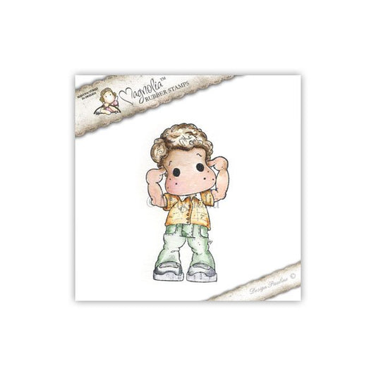 Timbro Magnolia Non ascoltare Edwin! Hear No Evil Edwin 1 stamp