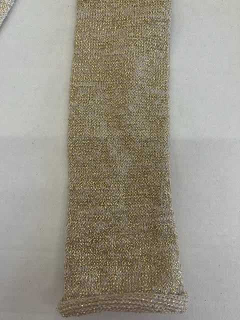 Tubolare lurex largo 7cm al metro