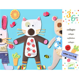 Gioco Djeco COLLAGE DJ08664 Collages pour les petits