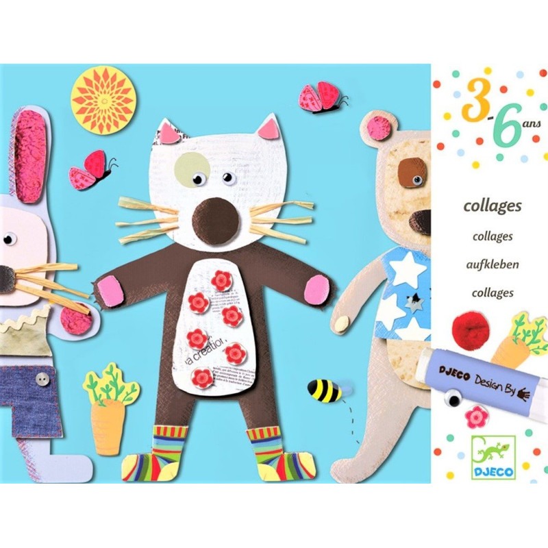 Gioco Djeco COLLAGE DJ08664 Collages pour les petits