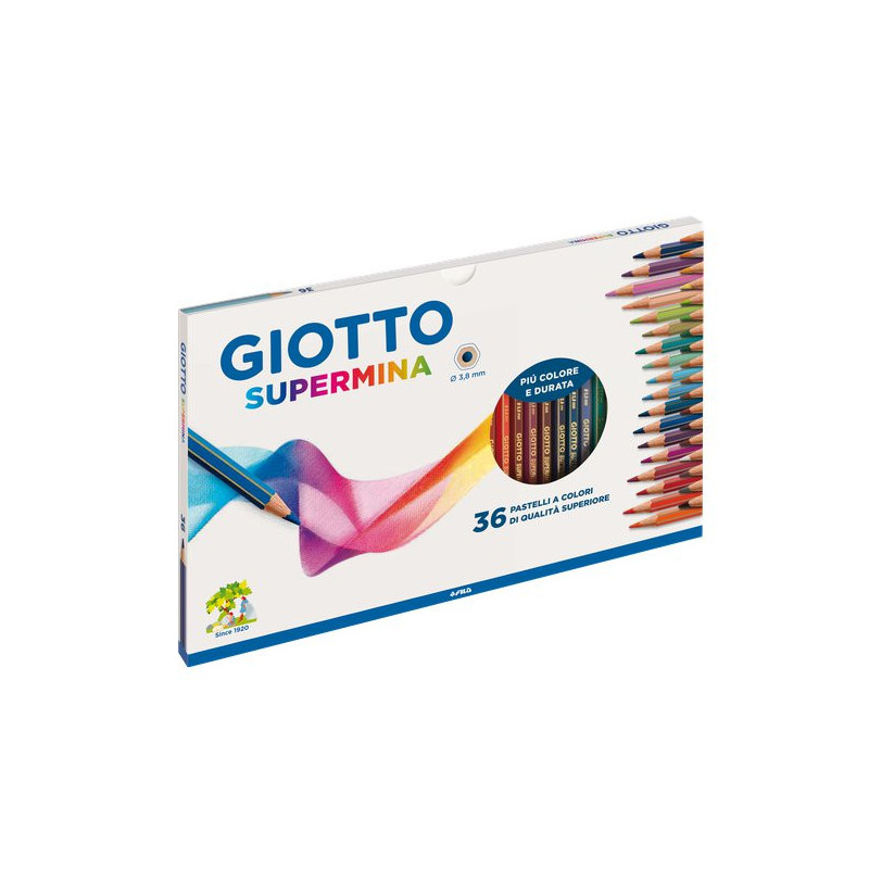 Set Matite Colorate Giotto Supermina 36pz