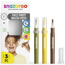 Snazaroo brush pen 3 pz...