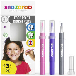 Snazaroo brush pen 3 pz...