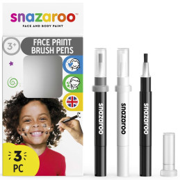 Snazaroo brush pen 3 pz...