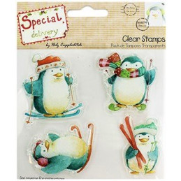 Timbri Special delivery - Pinguini a Natale - HCXCS12