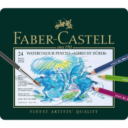Confezione  da 24 colori a matita Acquerellabili Faber-Castel "Albrecht Durer" 117524