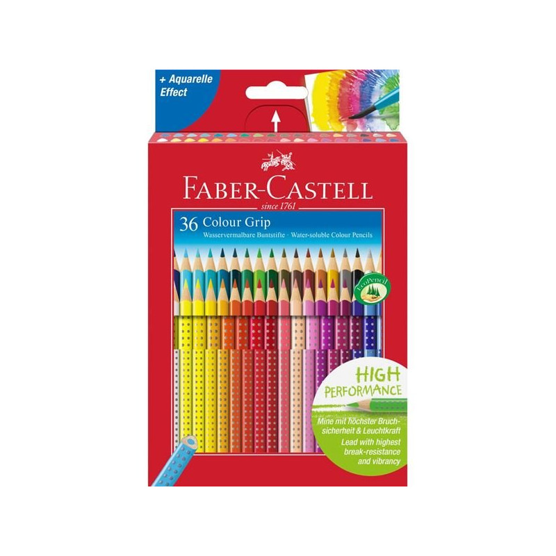 Confezione da 36 matite Colour Grip Faber-Castell 112442