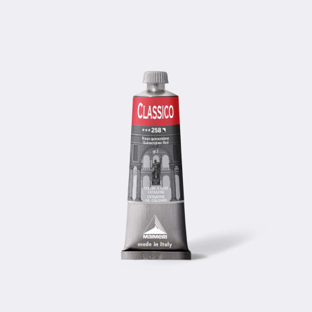 Colore ad olio Extrafine Classico MAIMERI 60 ml. - Rosso Quinacridone  - 258