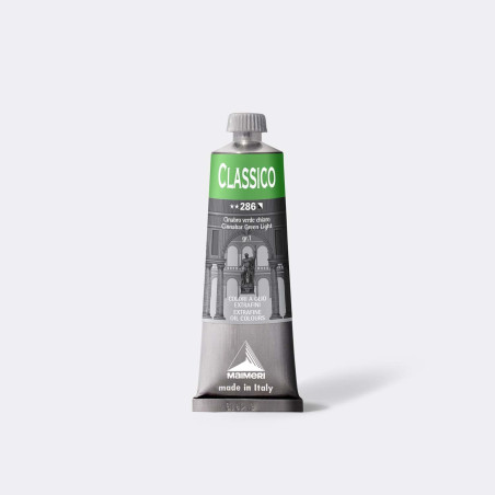 Colore ad olio Extrafine Classico MAIMERI 60 ml. - Cinabro Verde Chiaro - 286